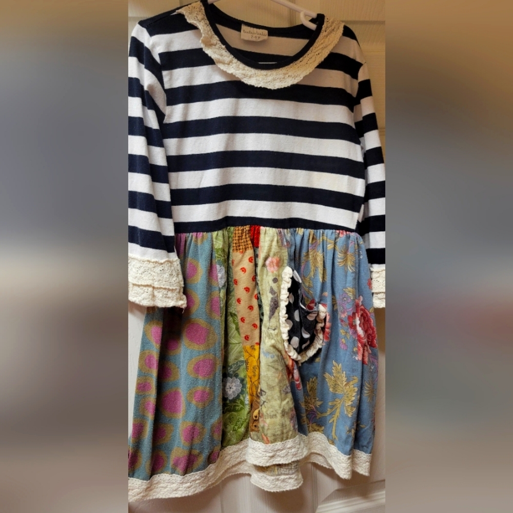 Tutu&Lulu Striped Multicolor Kids Dress